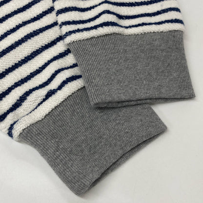 AKM エイケイエム ×ワールドワーカーズ relux WW parka ホワイト×ネイビー[J031-CNP009] トップス L