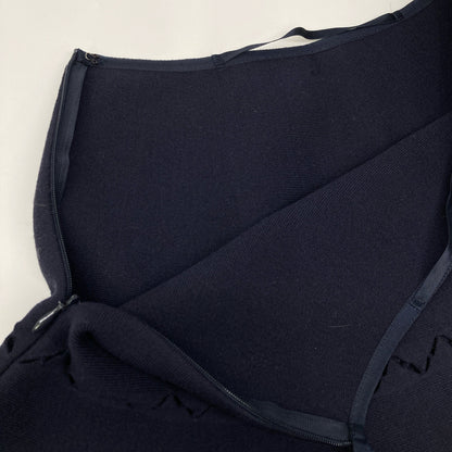 ALAIA アライア 5W9JB54CN180 ｶｯﾄﾜｰｸﾌﾚｱｽｶｰﾄ スカート 36