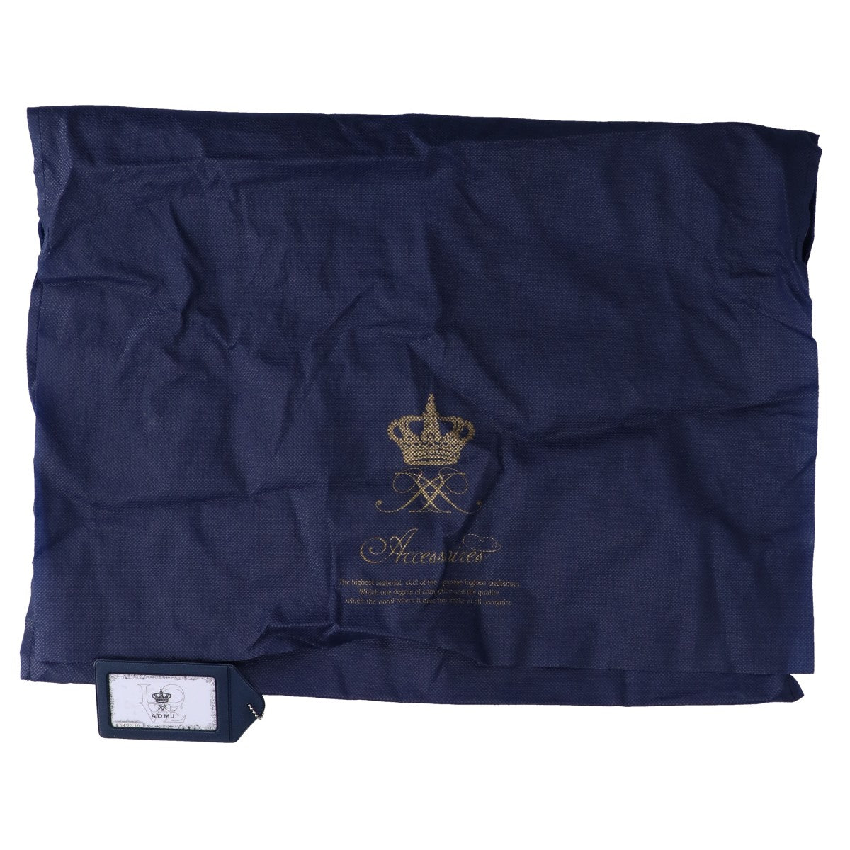 A.D.M.J. Accessoires De Mademoiselle ADMJ シュリンクレザー トートバッグ