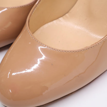 Christian Louboutin クリスチャンルブタン パテントレザー ヒール シューズ 36.5