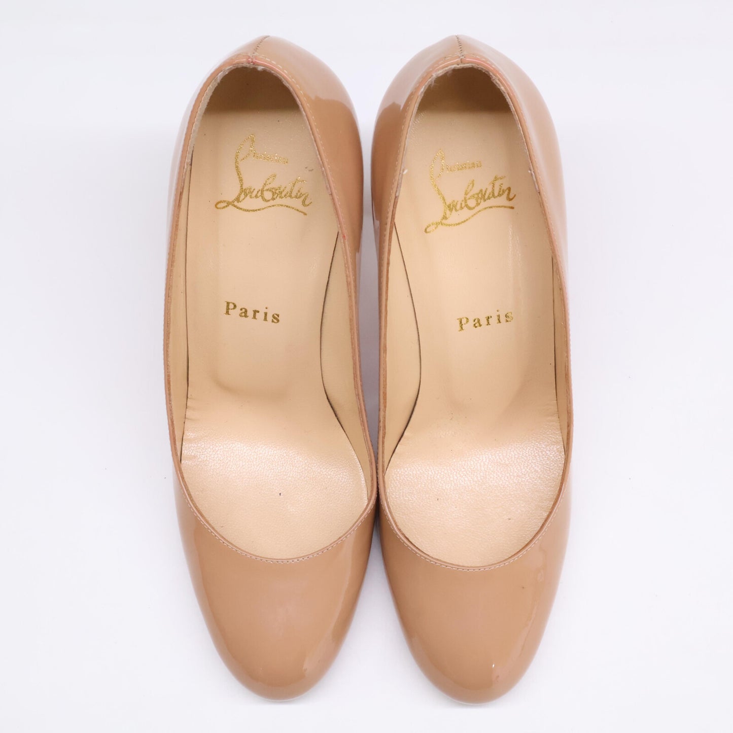 Christian Louboutin クリスチャンルブタン パテントレザー ヒール シューズ 36.5