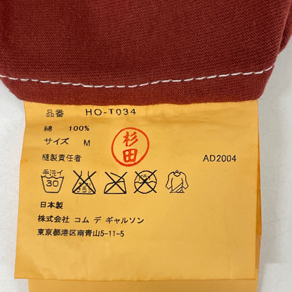 COMMEdesGARCONS HOMME コムデギャルソンオム ﾎﾞﾙﾄﾞｰ AD2004 HO-T034 ｲﾆｼｬﾙﾋﾞｯｸﾞOﾌﾟﾘﾝﾄTｼｬﾂ トップス M