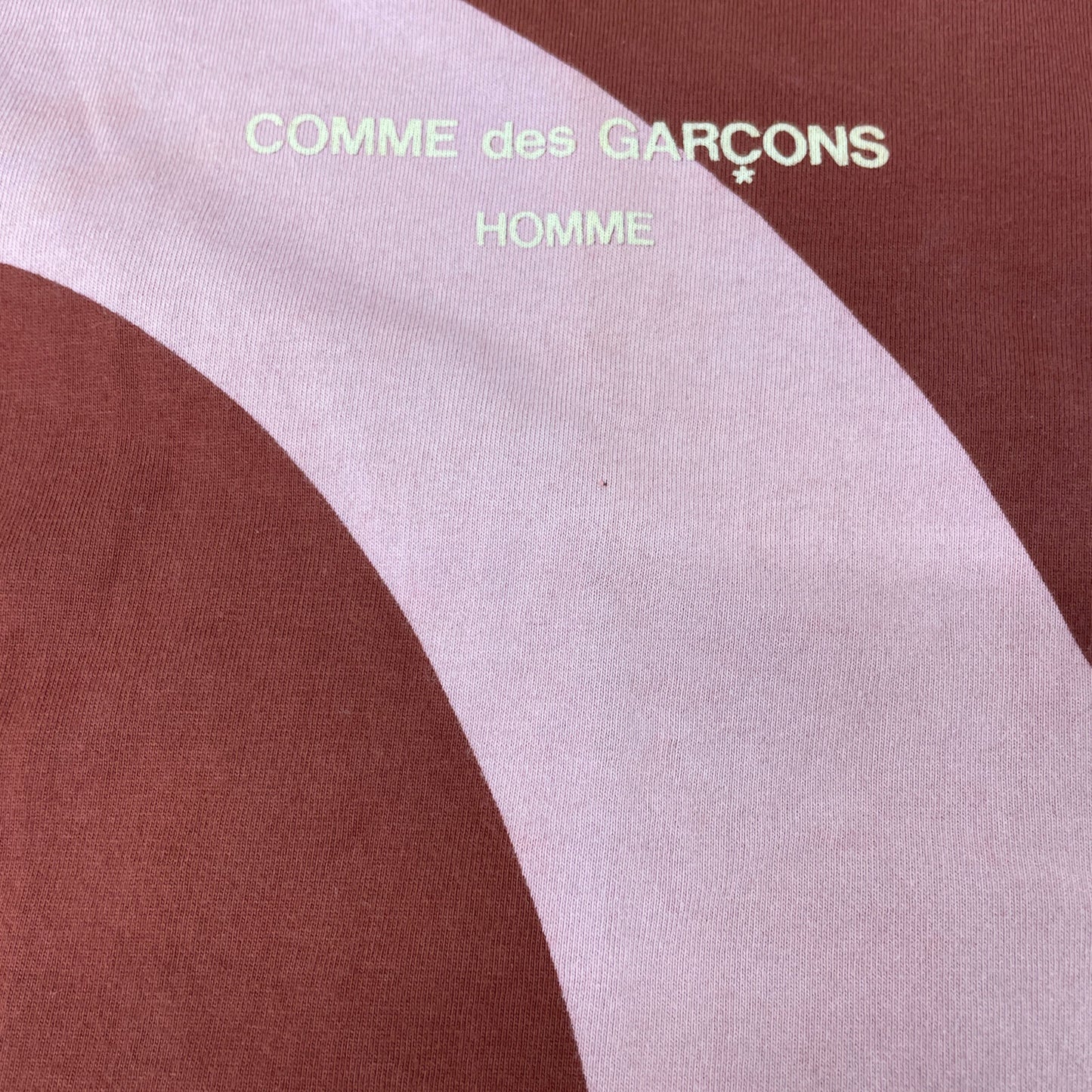 COMMEdesGARCONS HOMME コムデギャルソンオム ﾎﾞﾙﾄﾞｰ AD2004 HO-T034 ｲﾆｼｬﾙﾋﾞｯｸﾞOﾌﾟﾘﾝﾄTｼｬﾂ トップス M