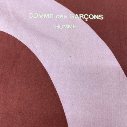 COMMEdesGARCONS HOMME コムデギャルソンオム ﾎﾞﾙﾄﾞｰ AD2004 HO-T034 ｲﾆｼｬﾙﾋﾞｯｸﾞOﾌﾟﾘﾝﾄTｼｬﾂ トップス M