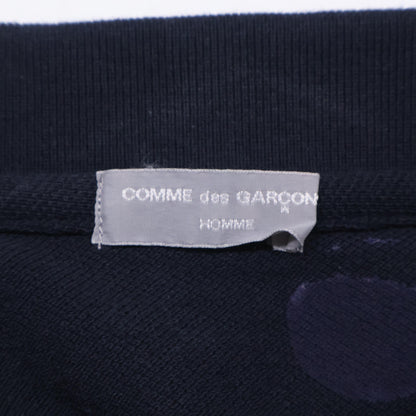 COMMEdesGARCONS HOMME コムデギャルソンオム ネイビー AD2000 田中オム HT100090 ドット柄 ハーフジップポロシャツ トップス 表記なし