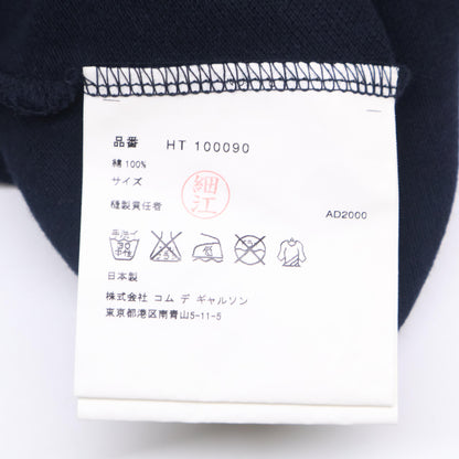 COMMEdesGARCONS HOMME コムデギャルソンオム ネイビー AD2000 田中オム HT100090 ドット柄 ハーフジップポロシャツ トップス 表記なし
