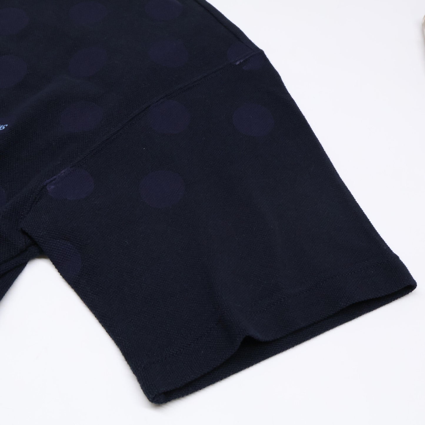 COMMEdesGARCONS HOMME コムデギャルソンオム ネイビー AD2000 田中オム HT100090 ドット柄 ハーフジップポロシャツ トップス 表記なし