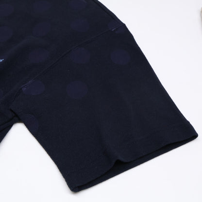 COMMEdesGARCONS HOMME コムデギャルソンオム ネイビー AD2000 田中オム HT100090 ドット柄 ハーフジップポロシャツ トップス 表記なし