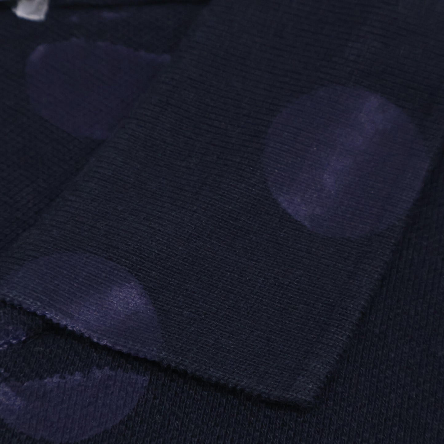 COMMEdesGARCONS HOMME コムデギャルソンオム ネイビー AD2000 田中オム HT100090 ドット柄 ハーフジップポロシャツ トップス 表記なし