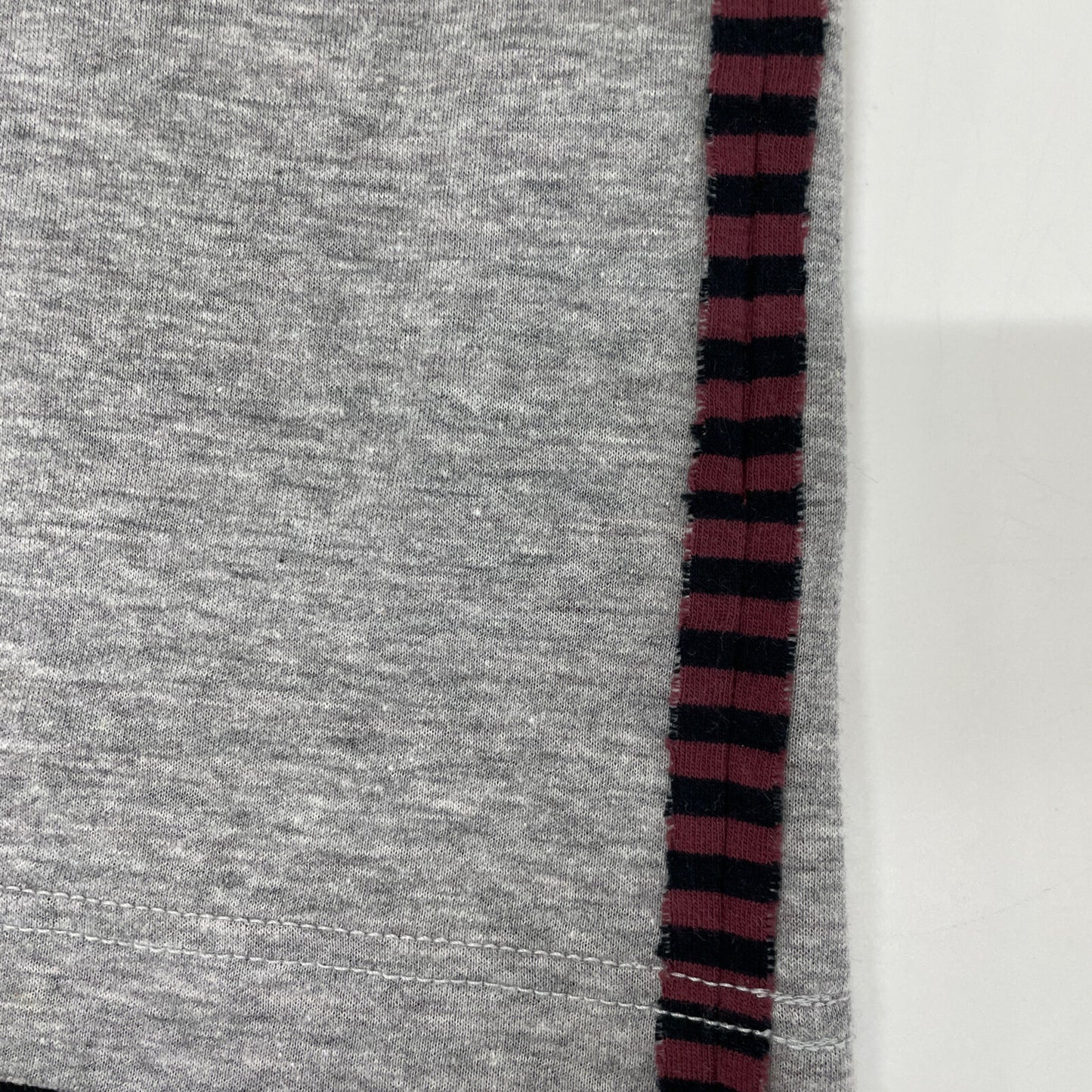 COMMEdesGARCONS HOMME コムデギャルソンオム ｸﾞﾚｰ AD2004 HO-T028 ﾎﾞｰﾀﾞｰ ｲﾝｻｲﾄﾞｱｳﾄ Tｼｬﾂ トップス M