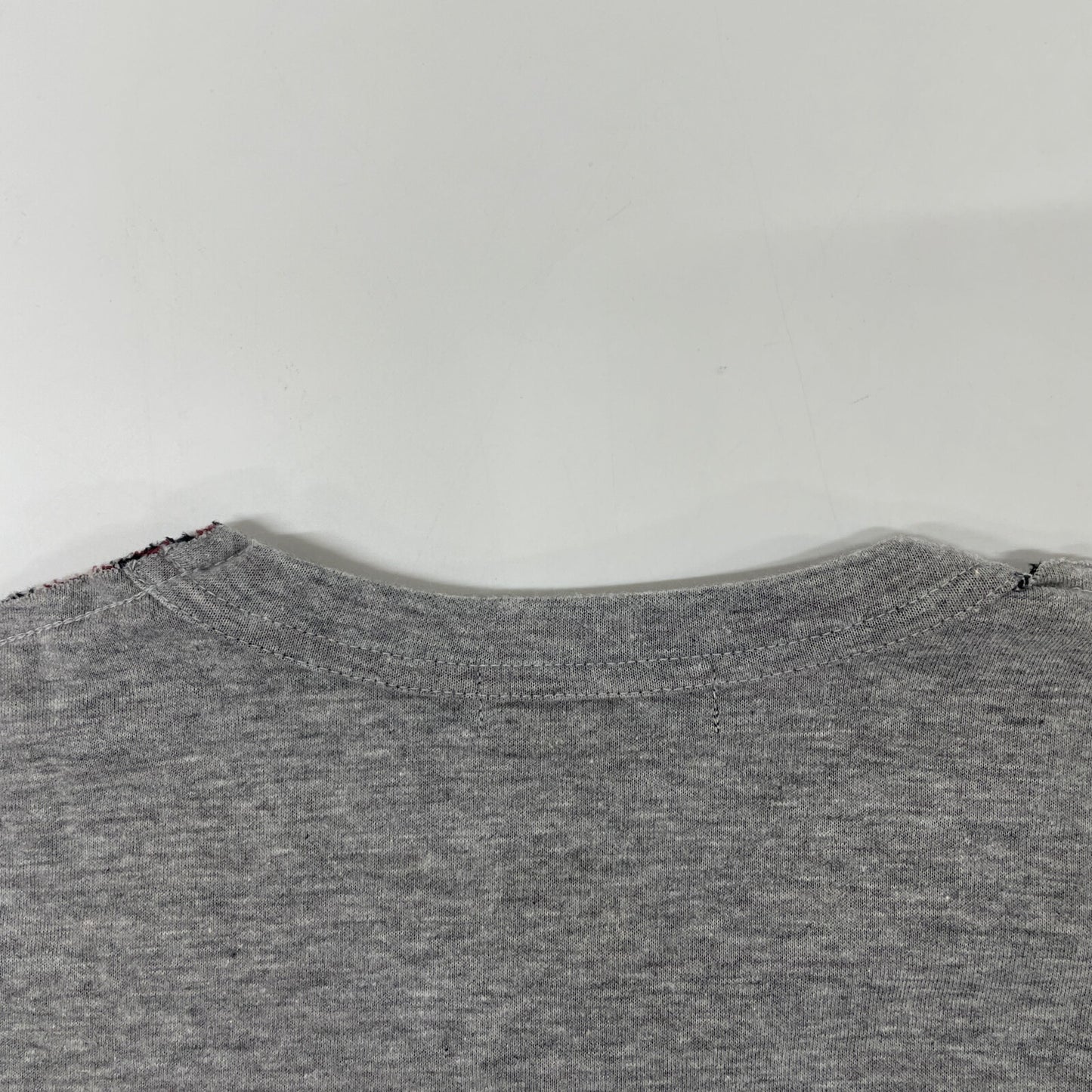 COMMEdesGARCONS HOMME コムデギャルソンオム ｸﾞﾚｰ AD2004 HO-T028 ﾎﾞｰﾀﾞｰ ｲﾝｻｲﾄﾞｱｳﾄ Tｼｬﾂ トップス M