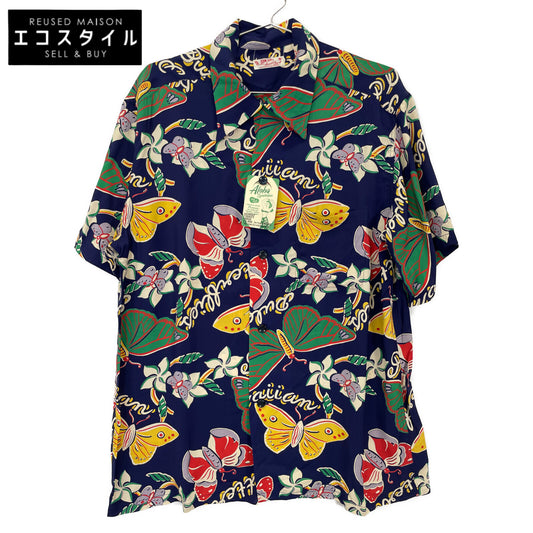 SUN SURF サンサーフ SS34447 RAYON S/S PILELEHUA トップス L