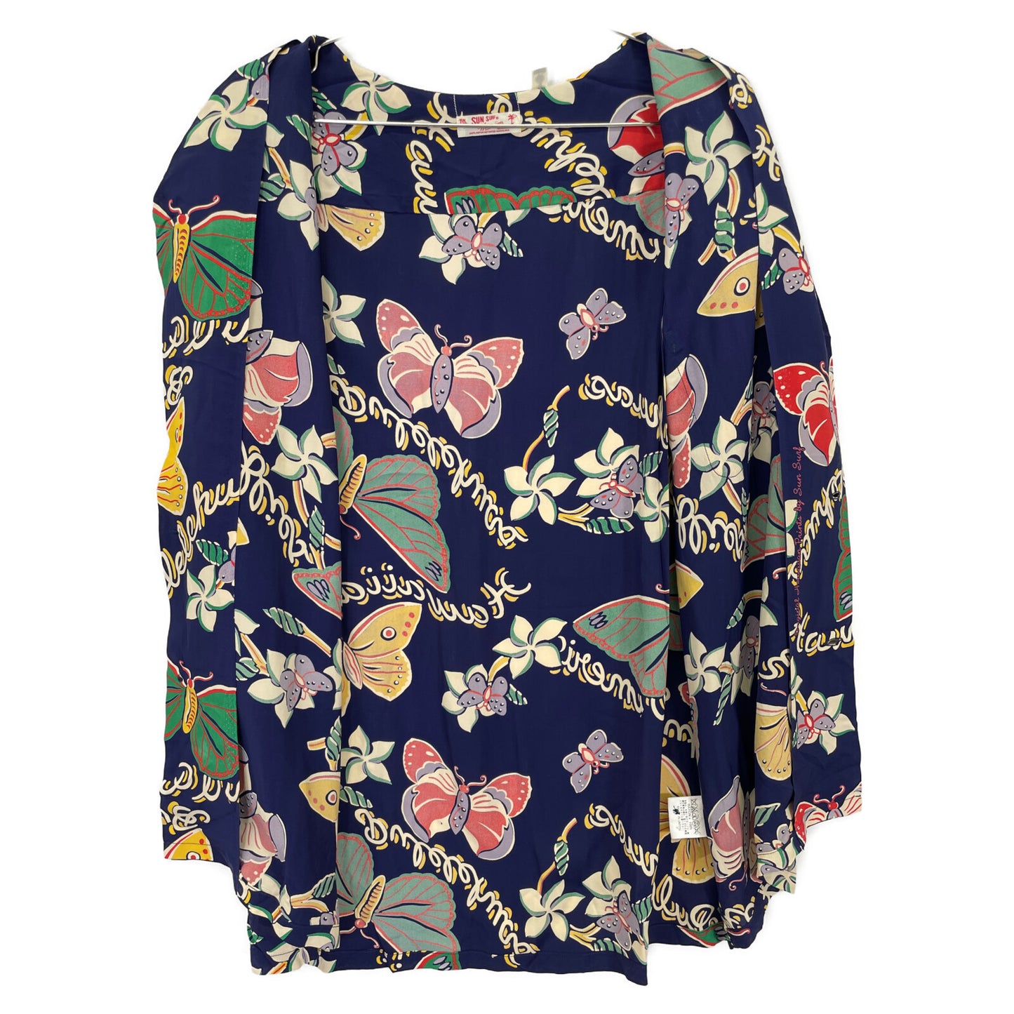 SUN SURF サンサーフ SS34447 RAYON S/S PILELEHUA トップス L