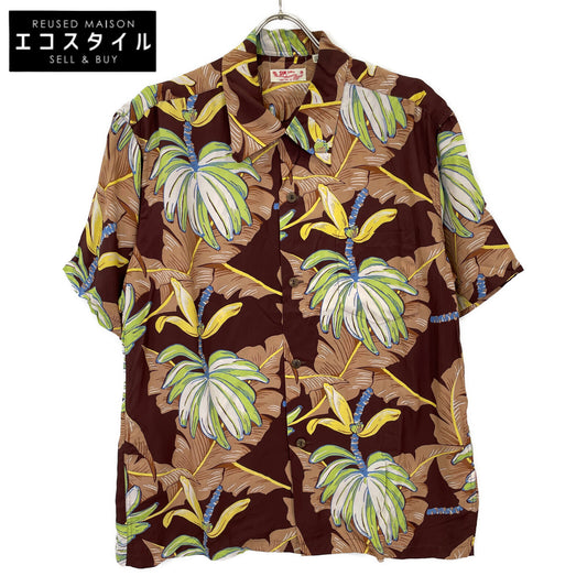 SUN SURF サンサーフ SS36432 RAYON S/S Mai'a S/Sｱﾛﾊｼｬﾂ トップス L