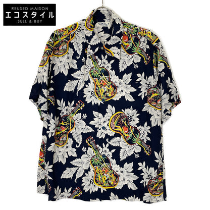 SUN SURF サンサーフ SS38029 RAYON S/S UKULELE MELODY トップス L