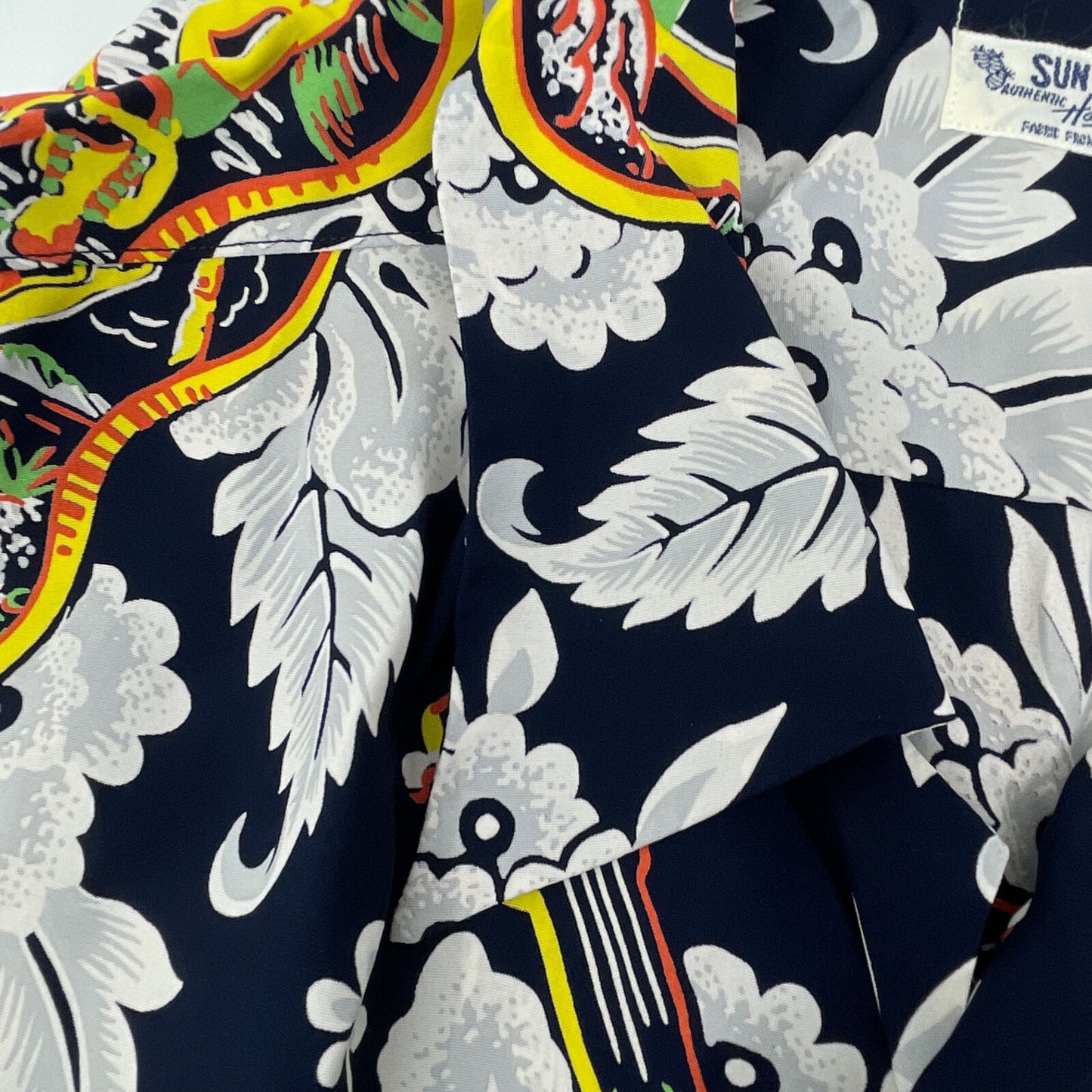 SUN SURF サンサーフ SS38029 RAYON S/S UKULELE MELODY トップス L