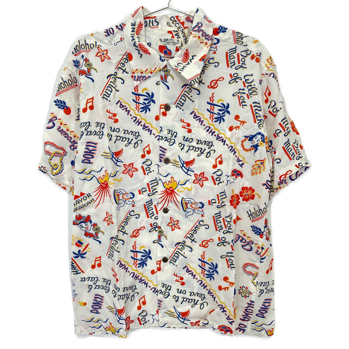 SUN SURF サンサーフ SS37780 RAYON S/S SWEET LEILANI トップス L