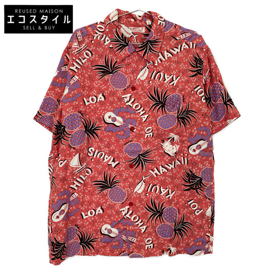 SUN SURF サンサーフ SS34445 RAYON S/S LOCAL PINEAPPLE トップス L