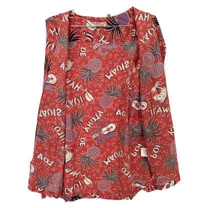 SUN SURF サンサーフ SS34445 RAYON S/S LOCAL PINEAPPLE トップス L