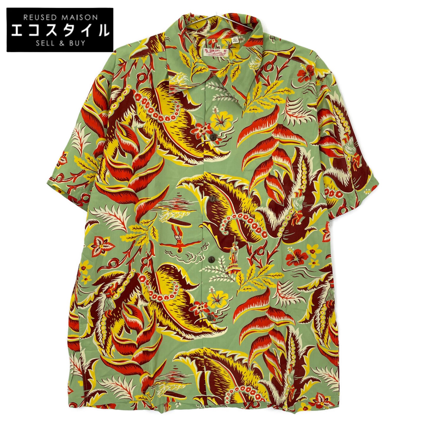 SUN SURF サンサーフ SS34453 HANGING HELICONIA トップス L