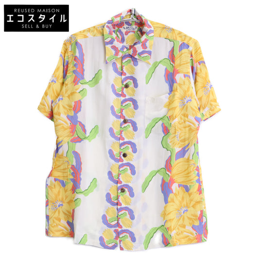 SUN SURF サンサーフ SS33876 NIGHT BLOOMING CEREUS BORDER トップス L