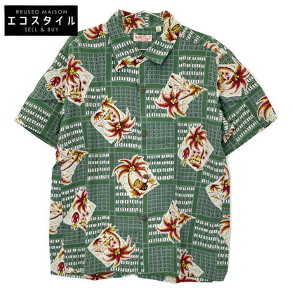 SUN SURF サンサーフ SS37459 COCONUT TREE SQUARES トップス L