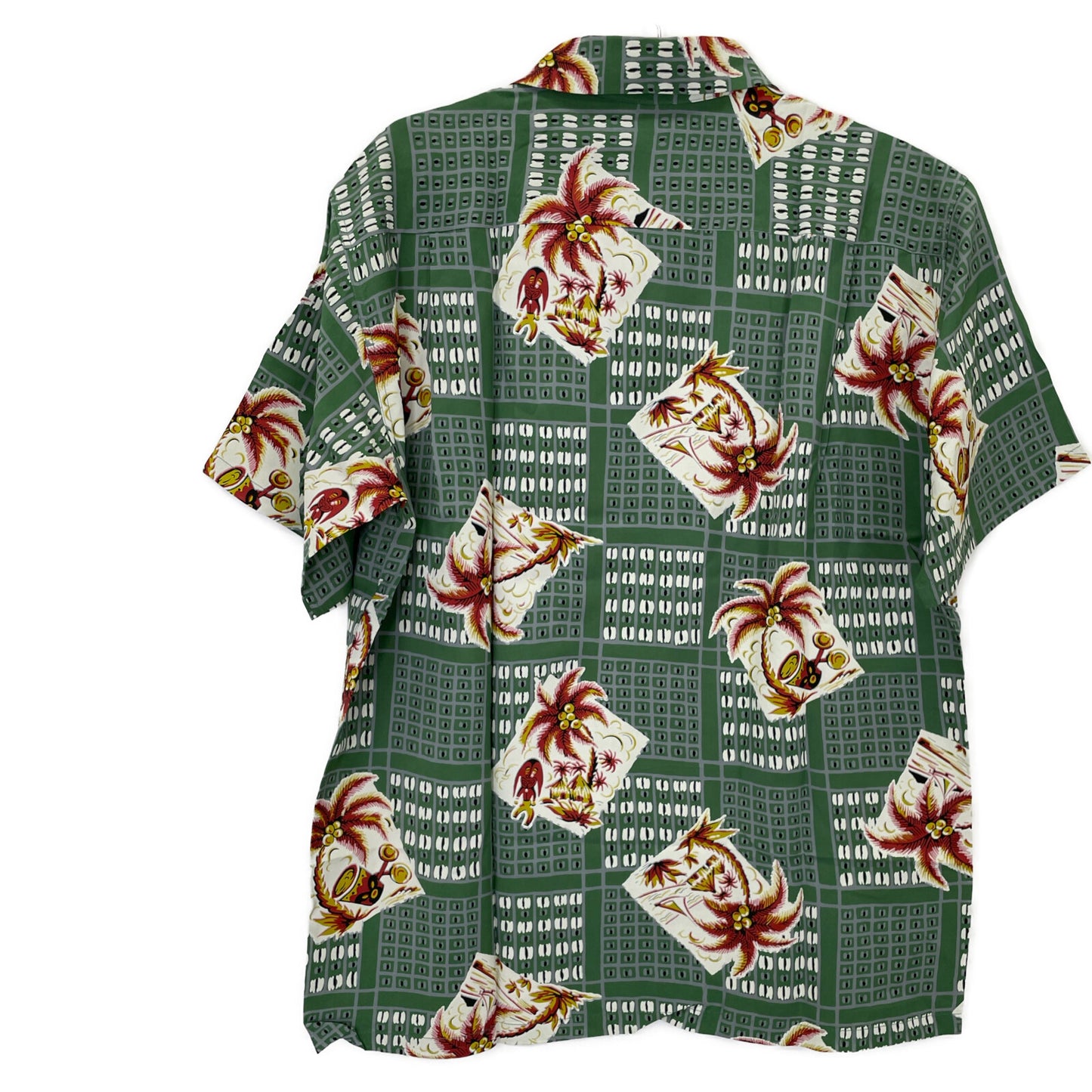 SUN SURF サンサーフ SS37459 COCONUT TREE SQUARES トップス L