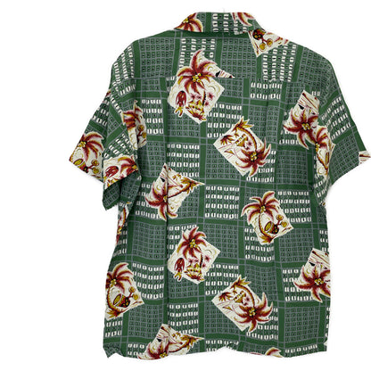SUN SURF サンサーフ SS37459 COCONUT TREE SQUARES トップス L