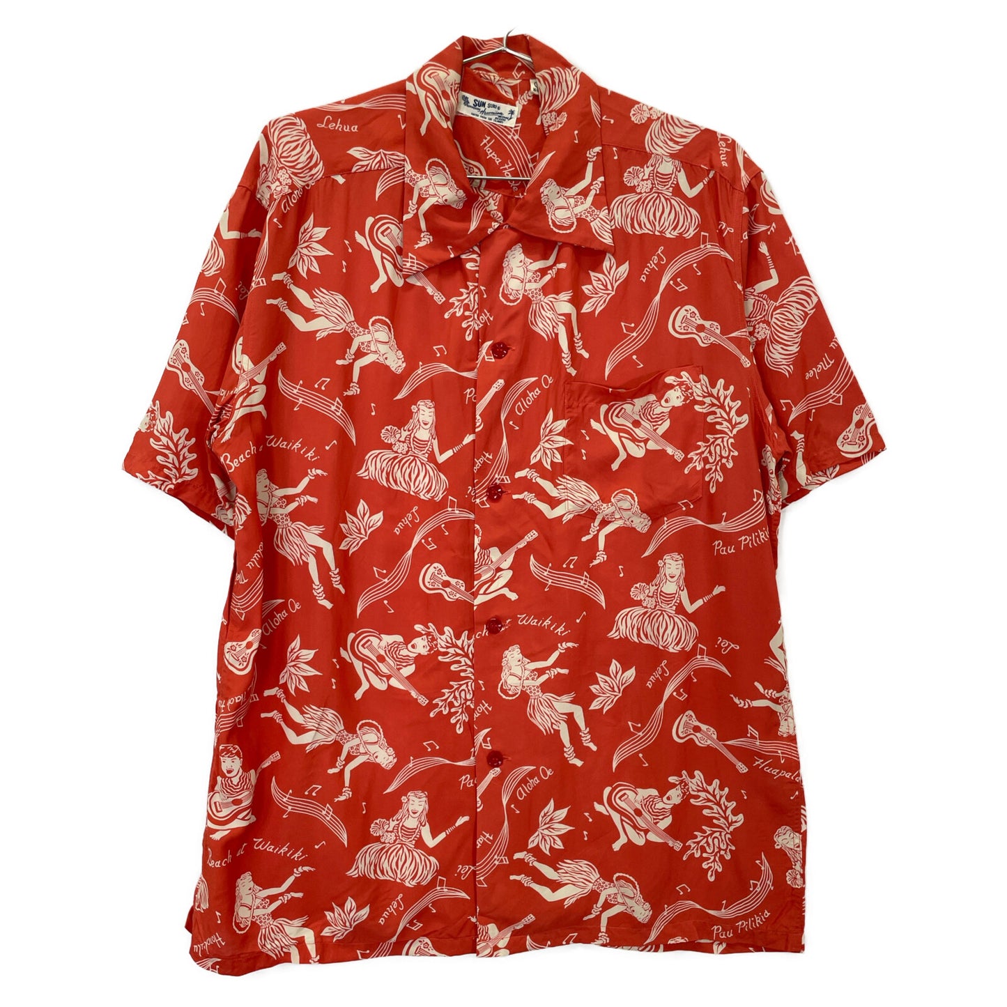 SUN SURF サンサーフ SS35656 HAPA HAOLE HULA トップス L