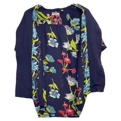 SUN SURF サンサーフ SS35326 TROPICAL FLOWER BORDER トップス L