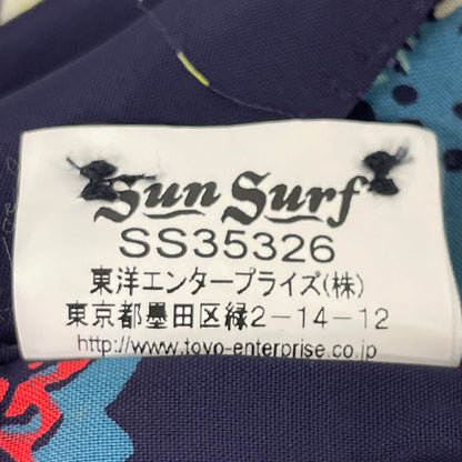 SUN SURF サンサーフ SS35326 TROPICAL FLOWER BORDER トップス L