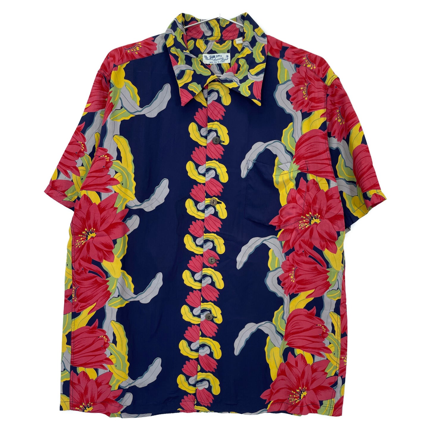 SUN SURF サンサーフ SS33876 NIGHT BLOOMING CEREUS BORDER トップス L