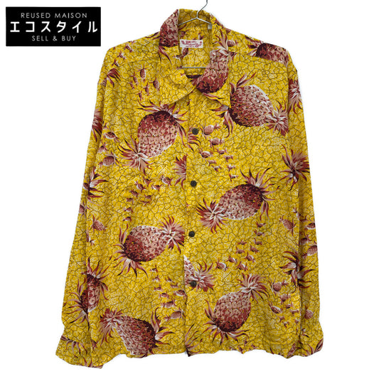 SUN SURF サンサーフ SS37142LS PINEAPPLE ISLAND トップス L