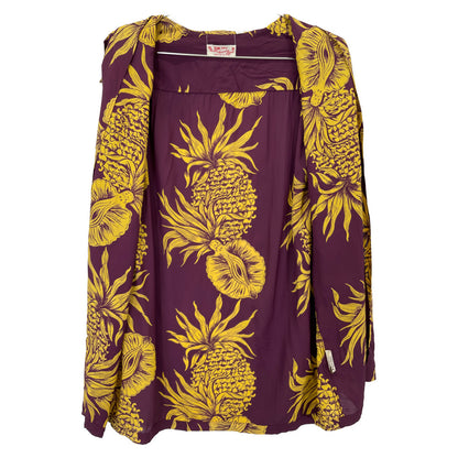 SUN SURF サンサーフ SS35651 PINEAPPLE BORDER トップス L