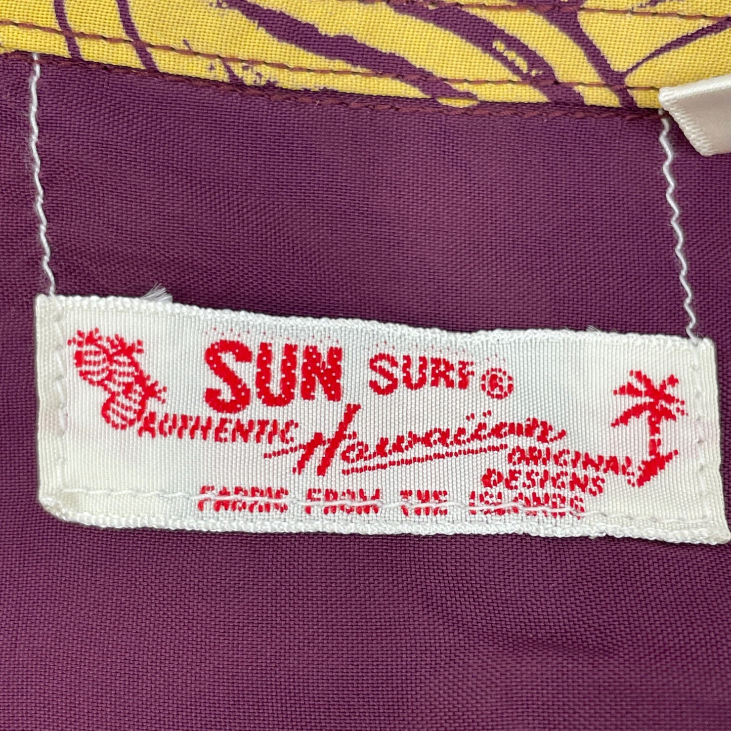 SUN SURF サンサーフ SS35651 PINEAPPLE BORDER トップス L