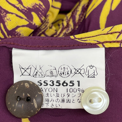 SUN SURF サンサーフ SS35651 PINEAPPLE BORDER トップス L