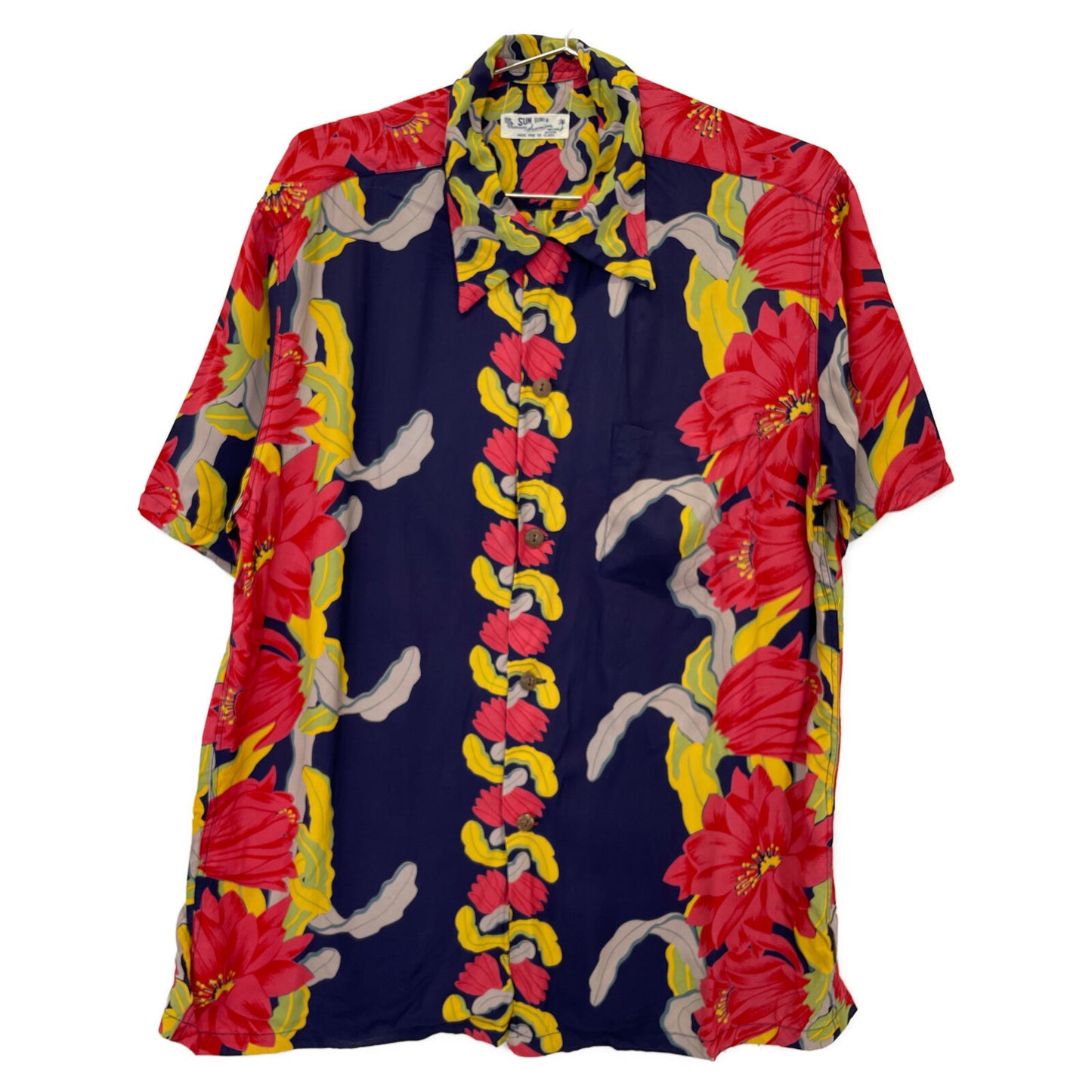 SUN SURF サンサーフ SS33876 NIGHT BLOOMING CEREUS BORDER トップス L