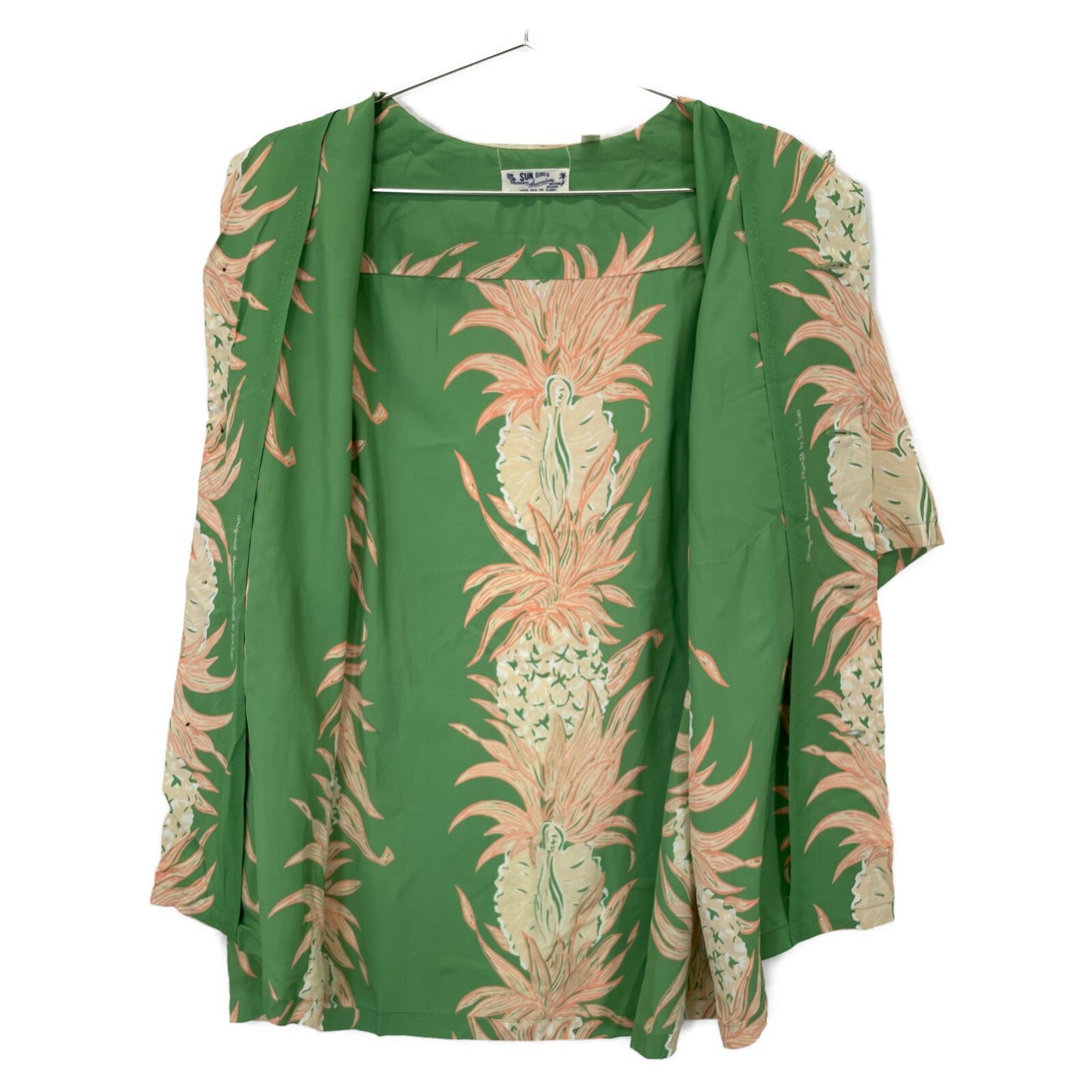 SUN SURF サンサーフ SS36828 PINEAPPLE CHAIN BORDER トップス L