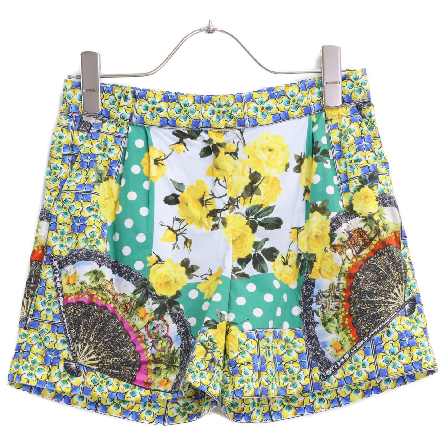 DOLCE&GABBANA ドルチェアンドガッバーナ L51Q16/FP5IW ﾏﾖﾘｶ柄ｼｮｰﾄﾊﾟﾝﾂ ボトムス 9/10