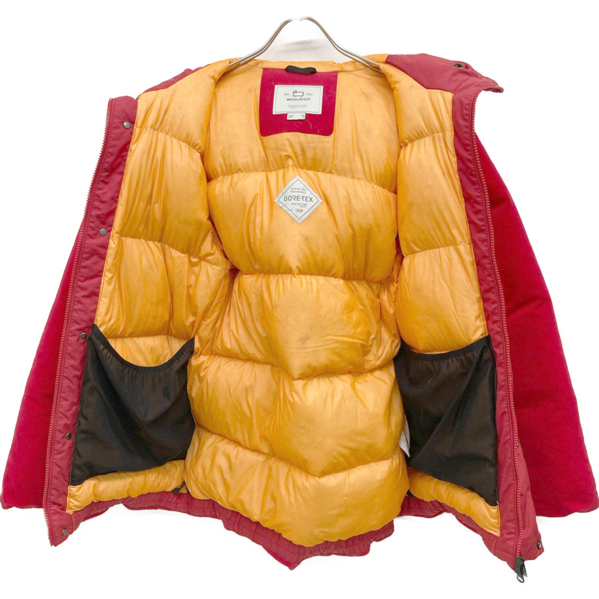 WOOLRICH ウールリッチ WJOU0066 ｺﾞｱﾃｯｸｽ ｺｰﾃﾞｭﾛｲ ﾊﾟﾌｨ ﾀﾞｳﾝﾊﾟｰｶ ジャケット S