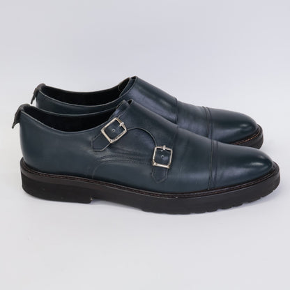 WH ダブルエイチ WH-0300 ダブルモンクストラップ シューズ 9