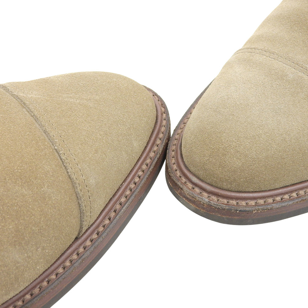Crockett&Jones クロケット＆ジョーンズ 美品 ARGYLL/アーガイル スエード キャップトゥブーツ シューズ メンズ サンド 7 1/2E シューズ 7 1/2E