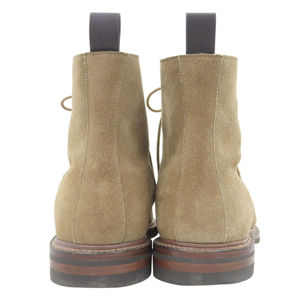 Crockett&Jones クロケット＆ジョーンズ 美品 ARGYLL/アーガイル スエード キャップトゥブーツ シューズ メンズ サンド 7 1/2E シューズ 7 1/2E