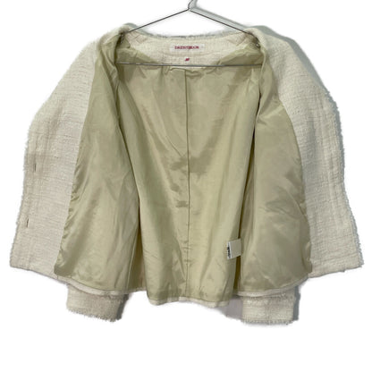 DRESSTERIOR ドレステリア 085-46001 ﾎﾜｲﾄ ﾌﾘﾝｼﾞﾂｨｰﾄﾞｼﾞｬｹｯﾄ ジャケット 36