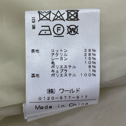 DRESSTERIOR ドレステリア 085-46001 ﾎﾜｲﾄ ﾌﾘﾝｼﾞﾂｨｰﾄﾞｼﾞｬｹｯﾄ ジャケット 36