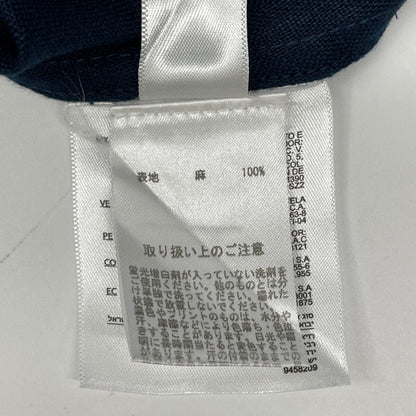 Brooks Brothers ブルックスブラザーズ ﾈｲﾋﾞｰ ﾘﾈﾝ ﾍﾞﾙﾃｯﾄﾞ ｼｬﾂﾄﾞﾚｽﾜﾝﾋﾟｰｽ ワンピース XS