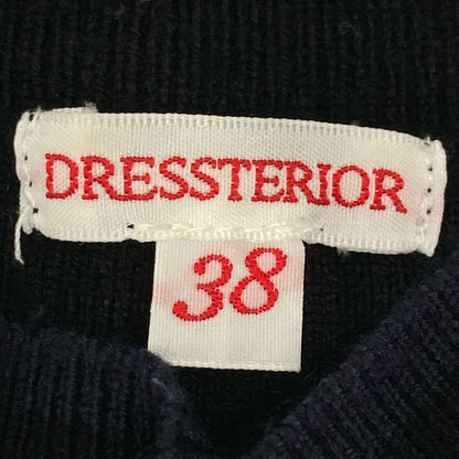 DRESSTERIOR ドレステリア 085-57022 ﾘﾌﾞﾆｯﾄﾗｯﾌﾟﾜﾝﾋﾟｰｽ ワンピース 38
