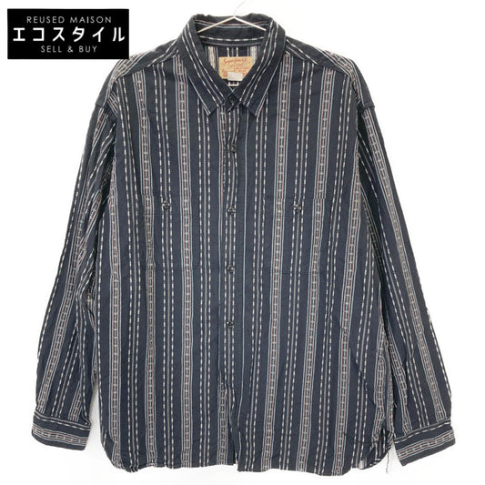 SUGAR CANE シュガーケーン SC29462 NATIVE AMERICAN DOBBY STRIPE L/S WORK SHIRT トップス 17