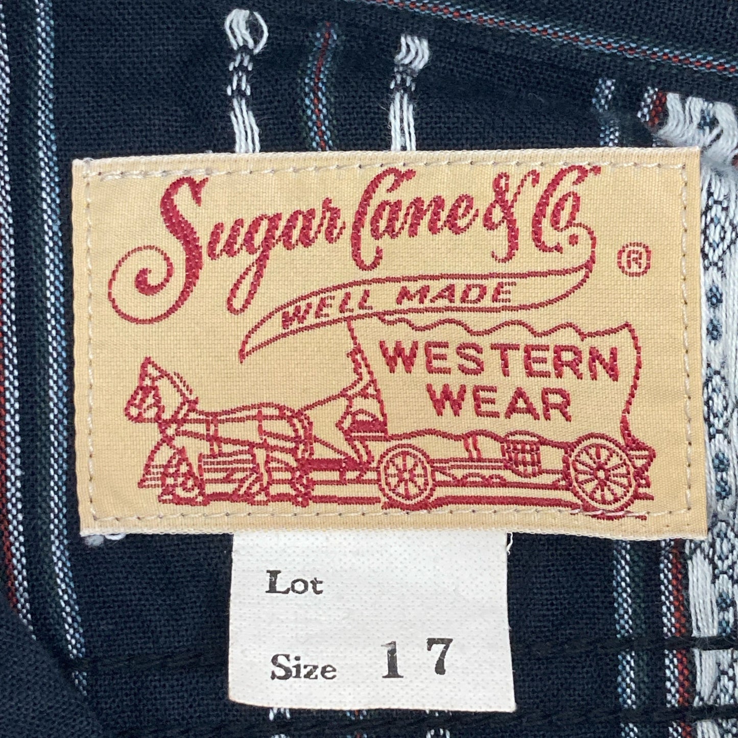 SUGAR CANE シュガーケーン SC29462 NATIVE AMERICAN DOBBY STRIPE L/S WORK SHIRT トップス 17