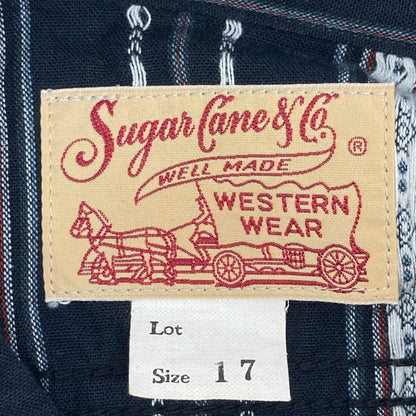 SUGAR CANE シュガーケーン SC29462 NATIVE AMERICAN DOBBY STRIPE L/S WORK SHIRT トップス 17